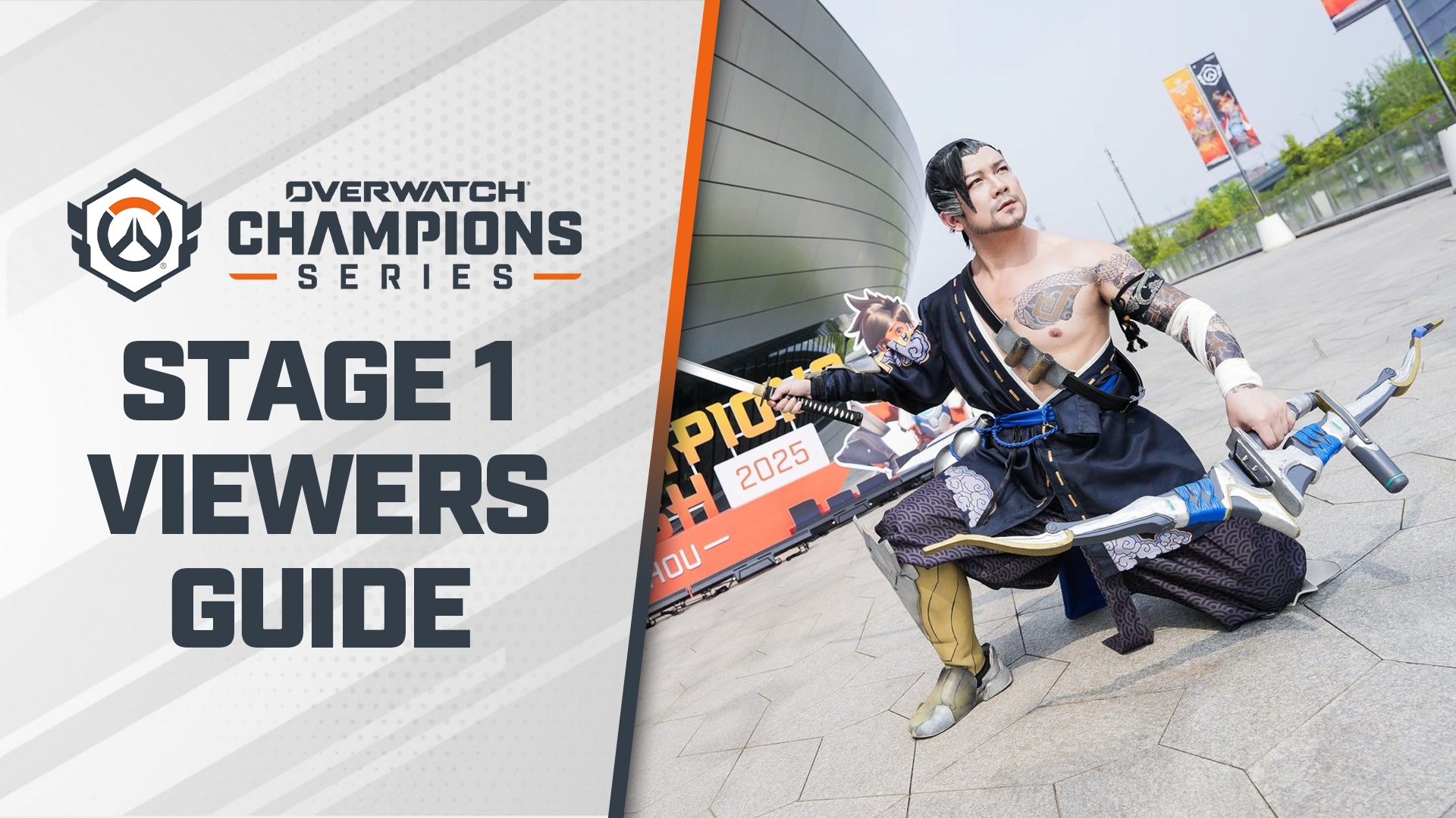 Official OWCS 2026 Stage 1 viewers guide artwork.