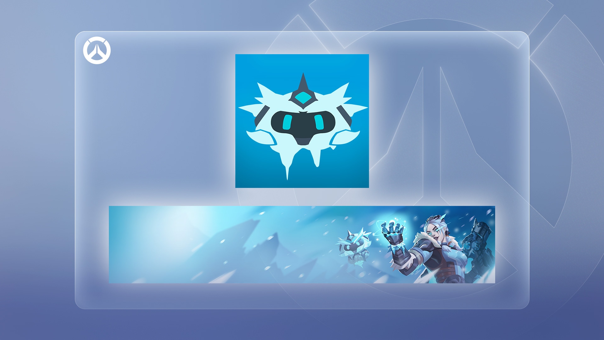 Official product image showing the Lich Queen Mei player icon and matching name card included with the BlizzCon 2026 Ultimate Collection.