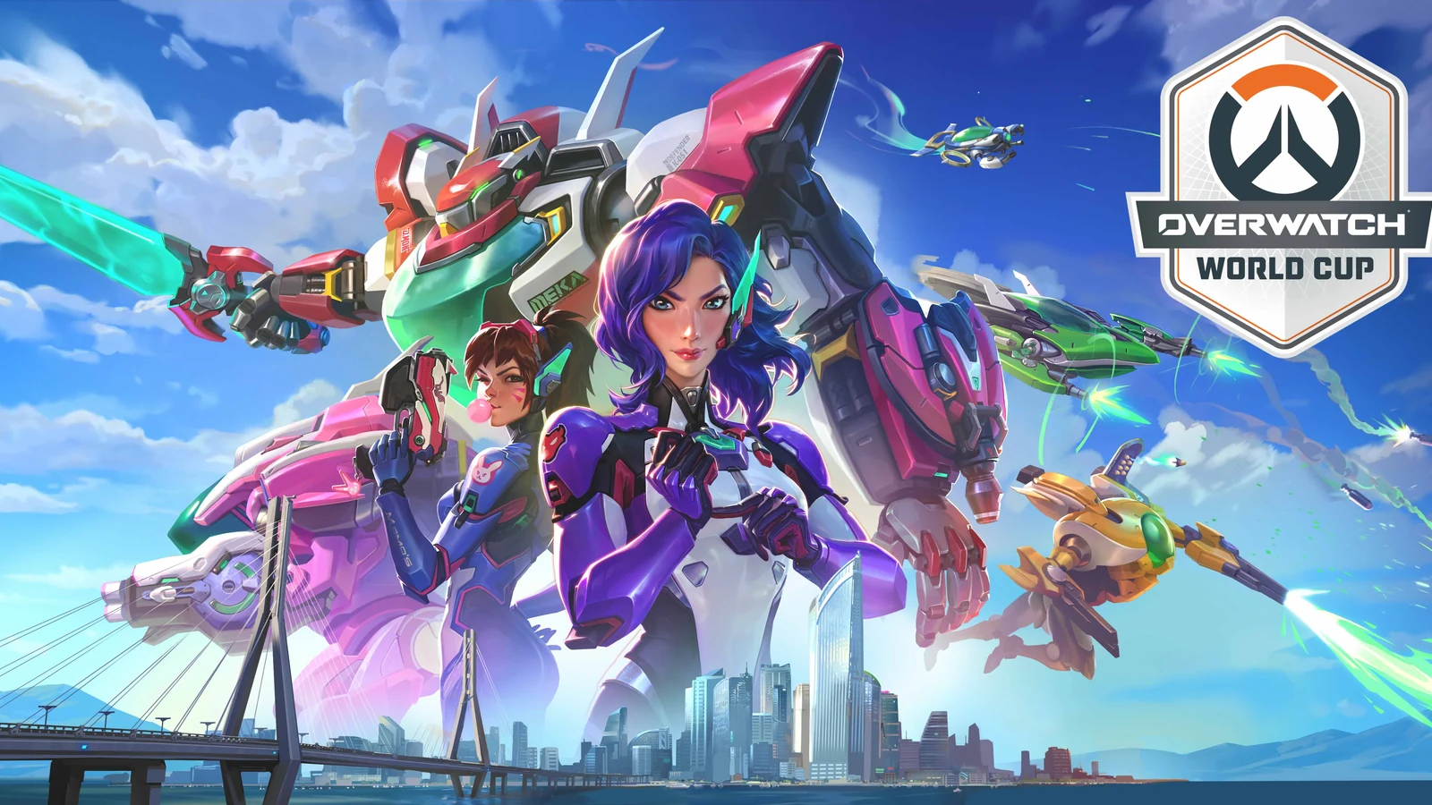 Official Overwatch World Cup 2026 Busan Group Stage key art.