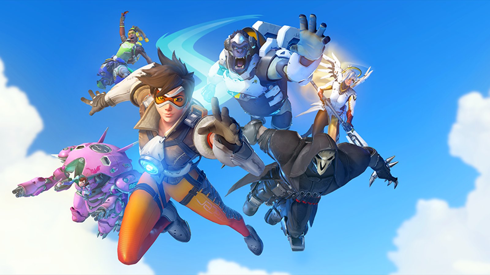 Official Overwatch artwork accompanying Season 13 Midseason Update: Classic Fun, Competitive Drives, and Mythic Deliverance.