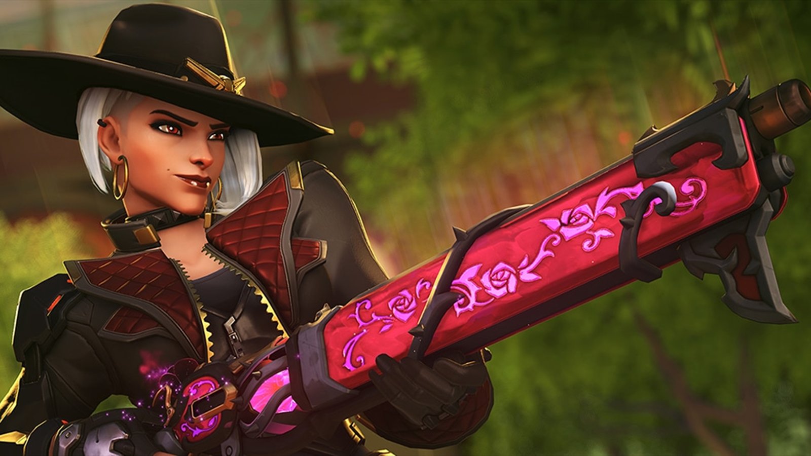 Official Overwatch artwork accompanying Season 14 Midseason: Classic Fun, Deadly Elegance, and Lunar Mischief.