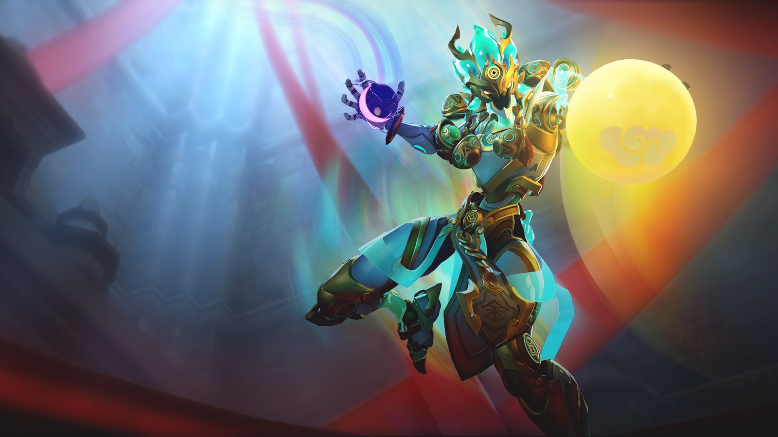 Official Overwatch artwork accompanying Premium Battle Pass: Locked and Loaded with Loot.