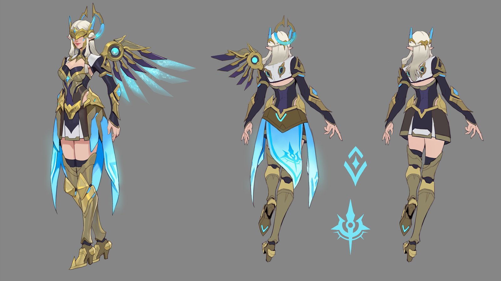 Official Overwatch artwork accompanying Overwatch Champions Series Cosmetics.