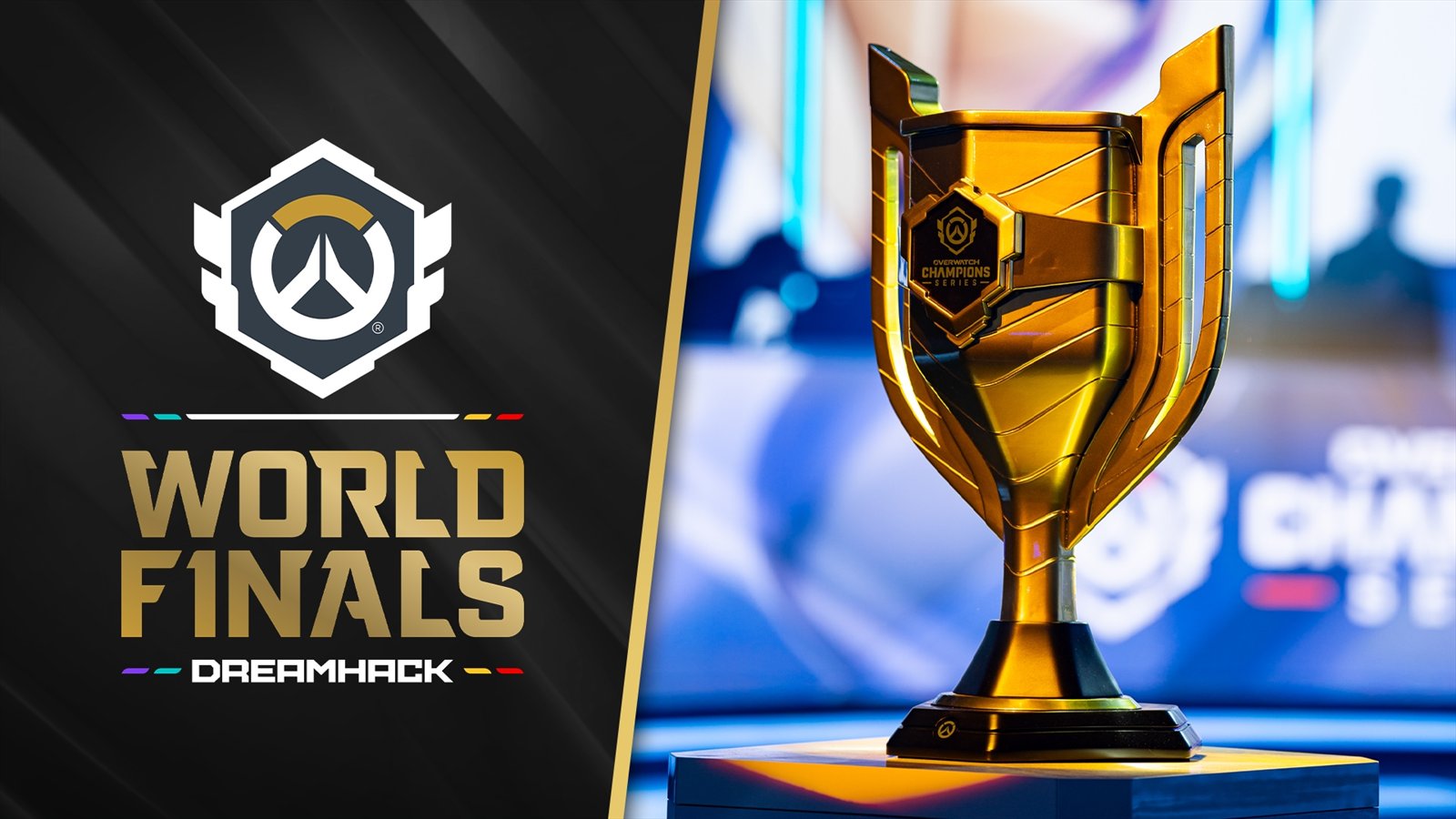 Official Overwatch artwork accompanying OWCS World Finals Viewers Guide.