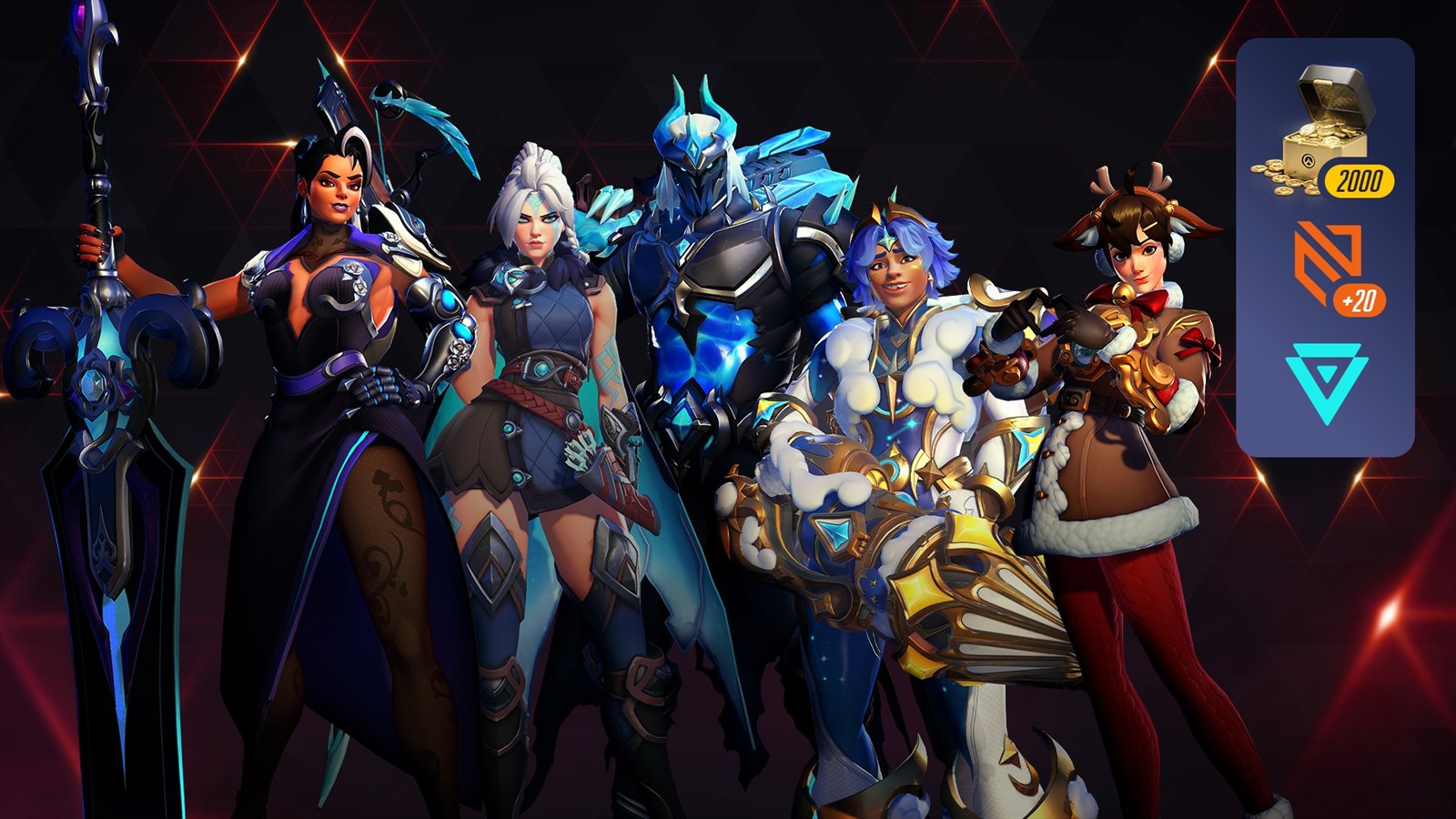 Official Overwatch artwork accompanying Dashing through the Battle Pass.