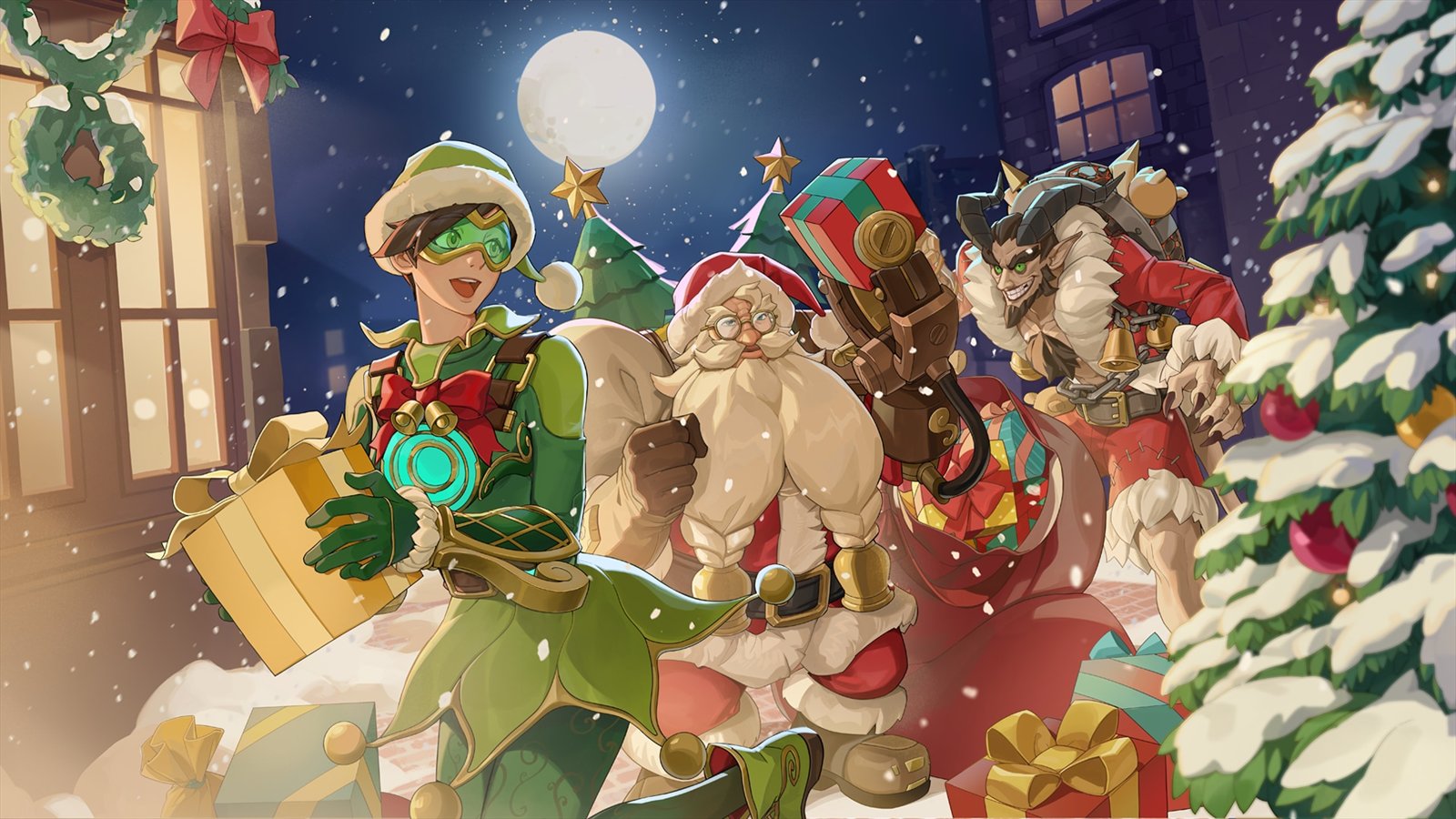 Official Overwatch artwork accompanying Winter Wonderland.